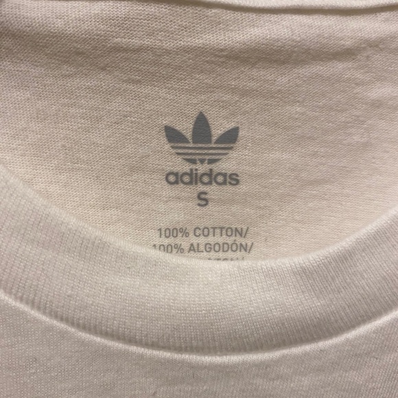 Adidas Classic Top Short Sleeve Pullover Crewneck T-Shirt Superstar Classic Logo - Picture 3 of 4